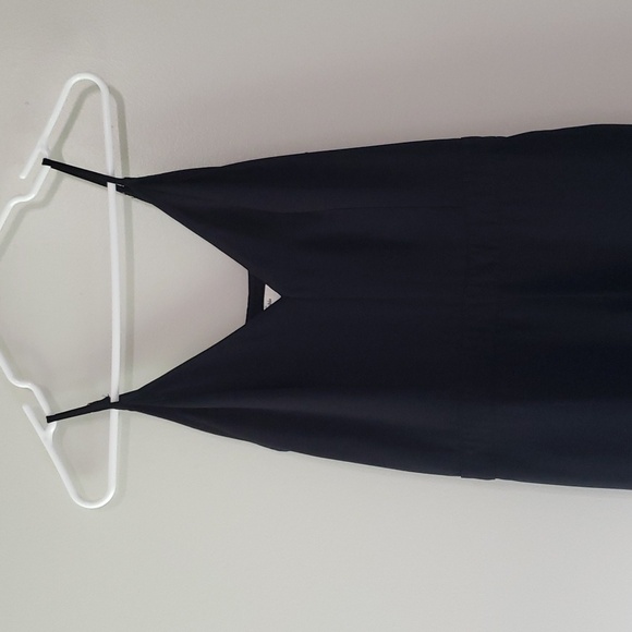 Abercrombie & Fitch Jumpsuit Flare Leg Women 4 Black Sleeveless Cami Office Work - Picture 2 of 11